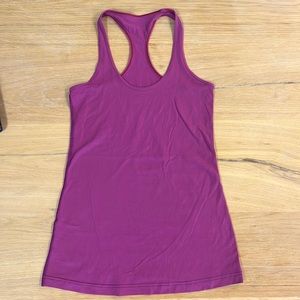 Lululemon Cool Racerback tank. Size 8. Purple color